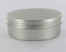 Aluminium screw lid tin (with plastic insert)
