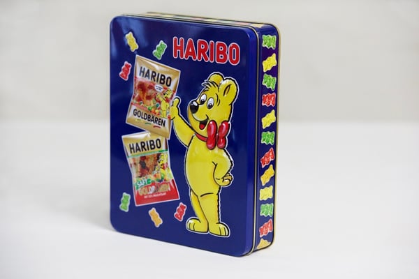 jasnější barvy jako na plechovkách Haribo
